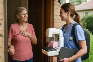 Screening di prevenzione per il tumore alla mammella distrettuale: il servizio a domicilio che facilita l’adesione